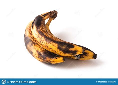 Fase Do Conceito Do Alimento Passado Das Bananas No Fundo Branco Imagem