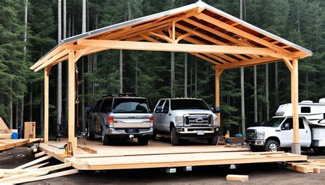 Wooden Rv Carport Diy Guide Build It Yourself