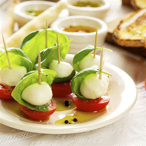 Recette Brochettes De Tomates Cerise La Mozzarella Facile Rapide