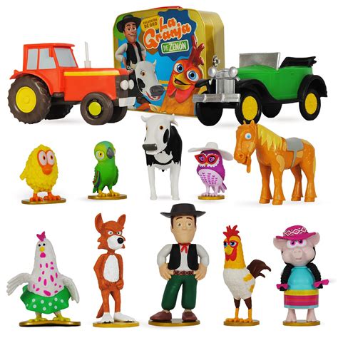 Buy La Granja de Zenon, Set de Figuritas de Acción y Aventura para Niños, 12 Figuritas ...