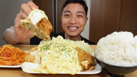 Asmr喋りbgmなしチキン南蛮〜たっぷりタルタルソースを添えて〜chicken Nanban【eating Sounds咀嚼音