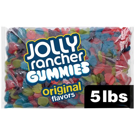 Buy Jolly Rancher Assorted Fruit Flavored Chewy Bulk Movie Snack Gummies Candy Bulk Bag 5 Lb