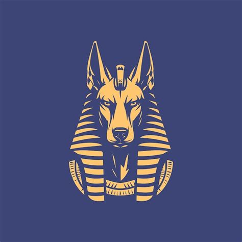 Premium Vector Anubis Logo Design Vector Illustration