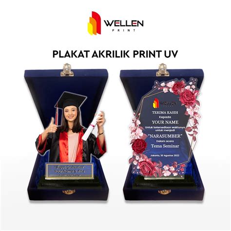 Jual Wellen Print Plakat Acrylic Print Custom Tebal Mm Cetak