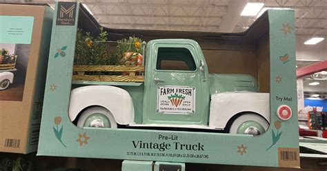 Pre-Lit Spring Vintage Trucks Have Arrived at Sam's Club | Hip2Save