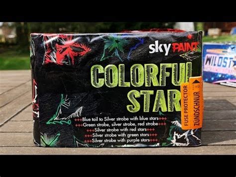 Fireevent SkyPaint Colorful Stars Batterie Feuerwerk