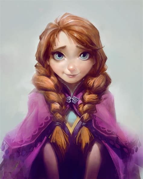 ArtStation - Anna Frozen Fan Art