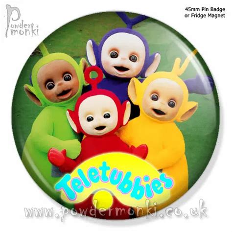 Teletubbies Retro Tv Badgemagnet 45mm Eur 277 Picclick Fr