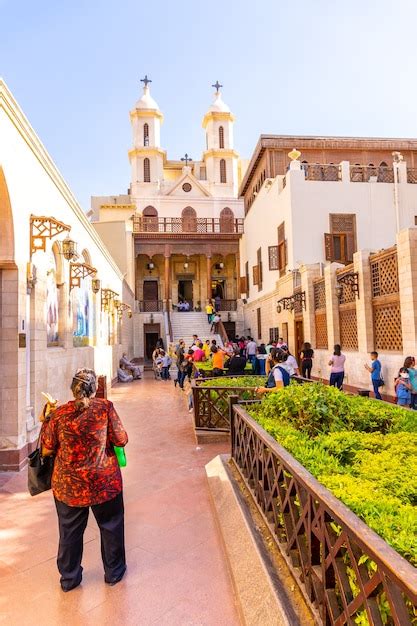 Premium Photo Local Egyptian People At The Hanging Church Or Saint