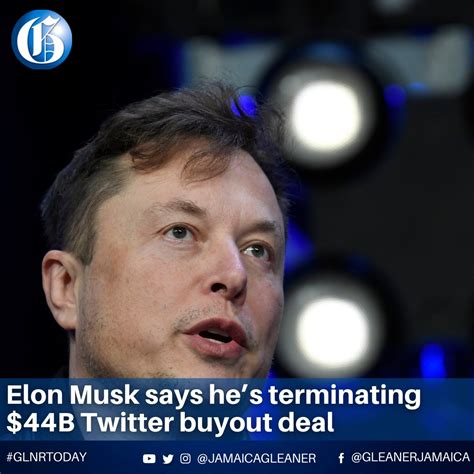 Jamaica Gleaner On Twitter Elon Musk S Tumultuous 44 Billion Bid To