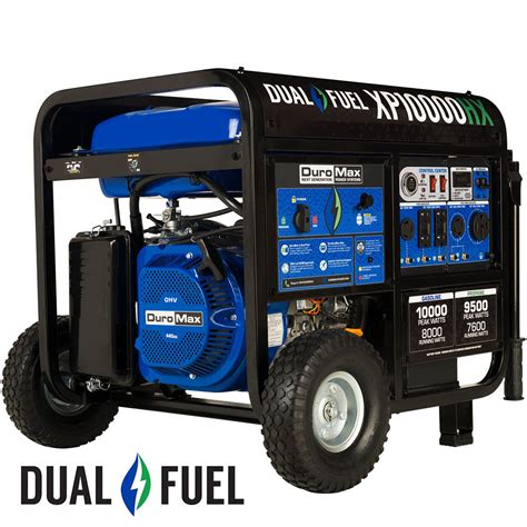 10,000 Watt Dual Fuel Portable HX Generator w/ CO Alert – XP10000HX ...