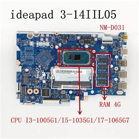 Nm D For Lenovo Ideapad Iil Laptop Motherboard Cpu I G