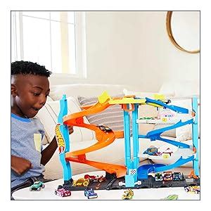Hot Wheels City Wyścigowa wieża z transformacją Zestaw w z windą przekształcający się z