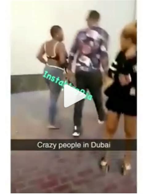 Nigerian Lady Strips Unclad To Fight In Dubai Photos Crime Nigeria