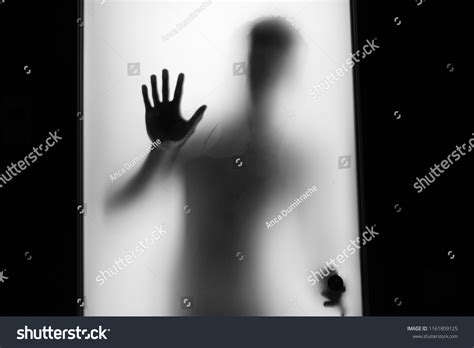 Silhouette Nude Man Window Stock Photo Shutterstock
