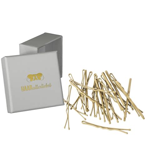 HAARallerliebst Premium Bobby Pins MORE GRIP Haarklammern 24 Stück