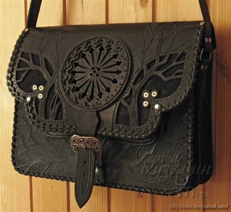 Кожаные сумки в этно стиле Сергея Кузьмина | Leather bags handmade ...