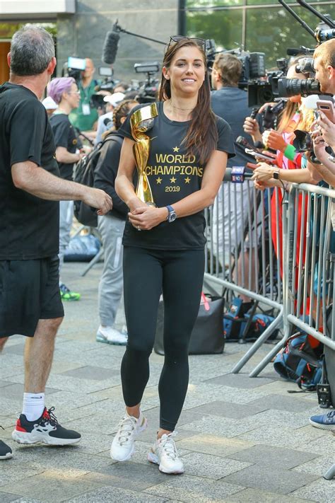 Alex Morgan - Holding the Trophy after winning the 2019 FIFA Womens ...