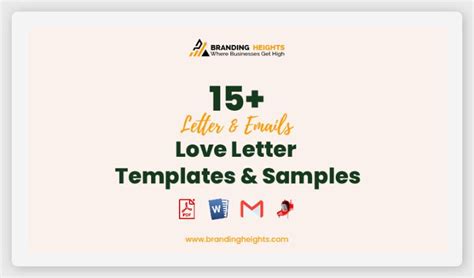 15+ Love Letter Templates & Samples [Free]