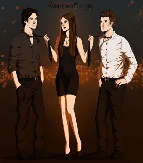 Desenhos The Vampire Diaries | Vampire diaries funny, Vampire diaries ...