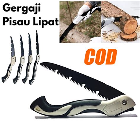 Jual Gergaji Lipat Gergaji Saku Portabel Folding Wood Hand Saw Gergaji