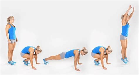 Burpee es el ejercicio más completo para piernas abdomen y glúteos