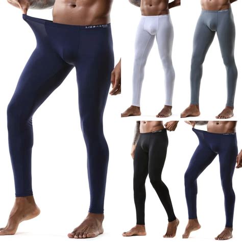 Automm Leggings Moulants Et Extensibles En Soie Glacée Pour Homme