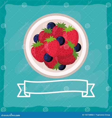 Delicious Tasty Food Cartoon Stock Vector Illustration Of Dessert