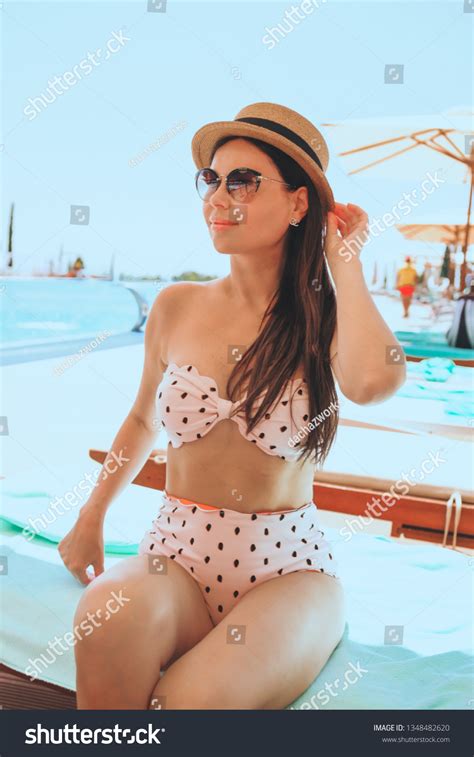 Sexy Woman Bikini Enjoy Tropical Resort Stock Photo 1348482620 Shutterstock
