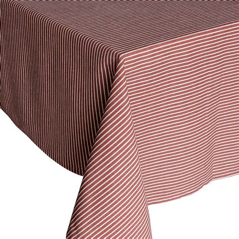 Linnen Tafelkleed Oxblood Striped