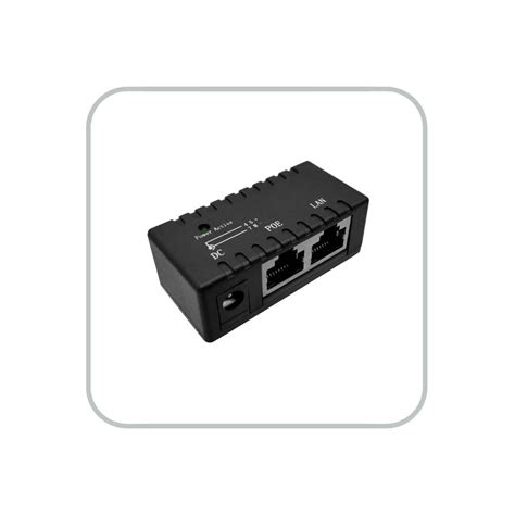 RJ45 POE Injector Splitter Over Ethernet Adapter