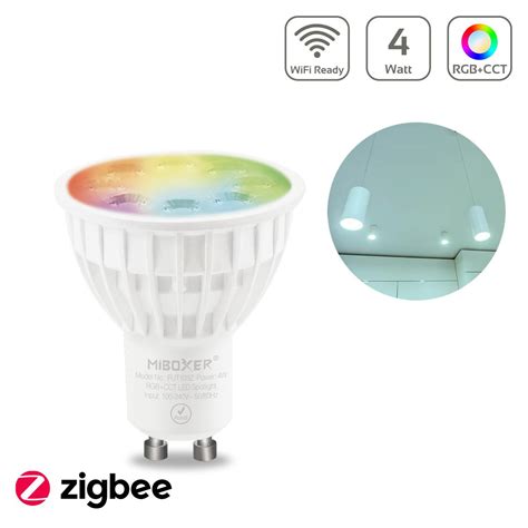 Miboxer Zigbee Rgb Cct Led Spot W Gu Fut Z