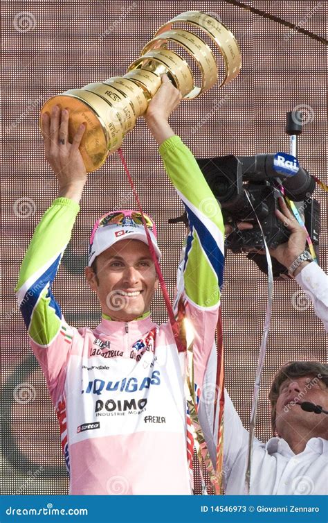 Giro D Italia Victory Of Ivan Basso Editorial Stock Photo Image Of