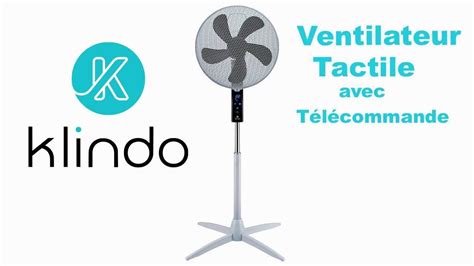 Pr Sentation Ventilateur Klindo Nir Youtube