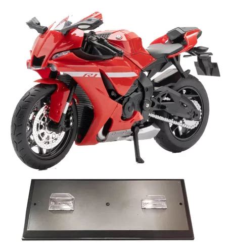 Yamaha Yzf R1 Miniatura Metal Moto Colección De Regalos Meses sin interés