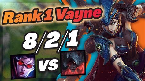 Vayne Vs Aatrox Challenger Gameplay Rank Vayne Youtube