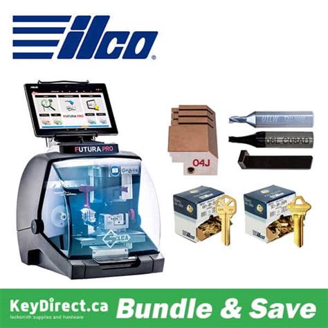 ILCO BUNDLE Futura Pro High Security Laser Key Cutting Machine