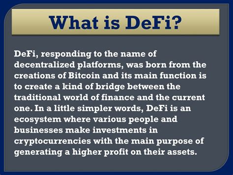PPT - How do you make money with DeFi PowerPoint Presentation, free ...
