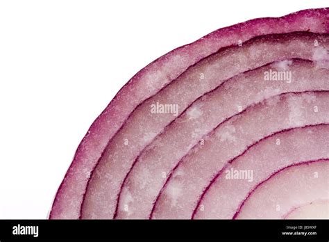 Isolated Vegetable Onion Organic Backdrop Background Red Section Close