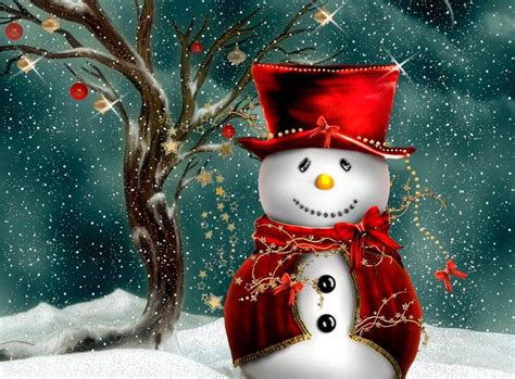 Download Snowman Wallpaper