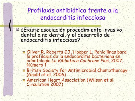 Ppt Uso De Antibi Ticos En La Infecci N Odontog Nica Powerpoint