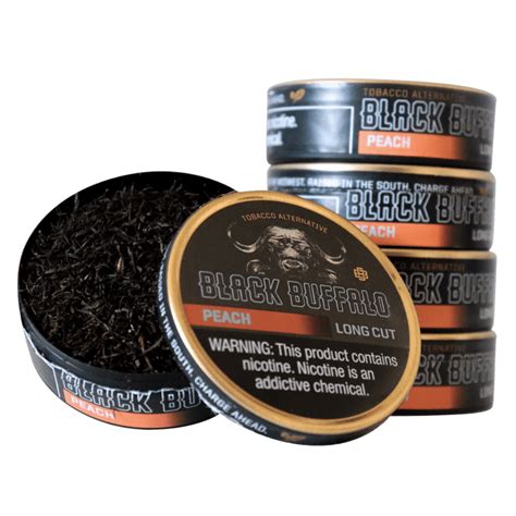 Peach Long Cut Tobacco Alternative Black Buffalo