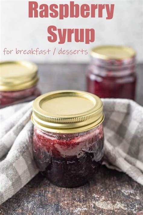 Raspberry Syrup Recipe Raspberry Syrup Raspberry Syrup Recipes Raspberry Recipes