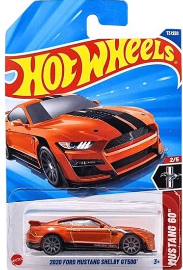 Hot Wheels 2020 Ford Mustang Shelby GT500 Mustang 60 Ages 3 And Up 73 250 Orange Amazon In