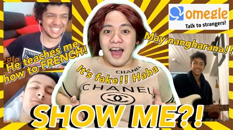 Omegle Prank Nag Try Ako Mag Omegle At Nagpanggap Na Babae Mreh