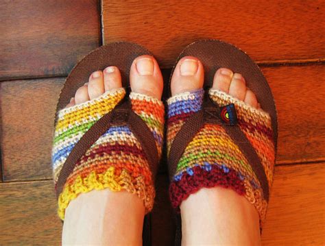 Flip Flop Socks Crochet Pattern