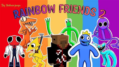 Intentando Pasarme Rainbow Friends En Roblox Nathan Juega Youtube