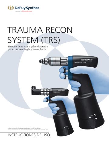 Synthes TRS Instrucciones de operación Manualzz