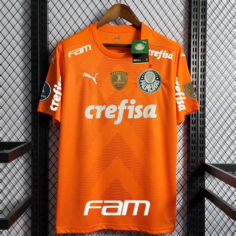 Nova Camisa Palmeiras Goleiro Laranja Torcedor Final Libertadores