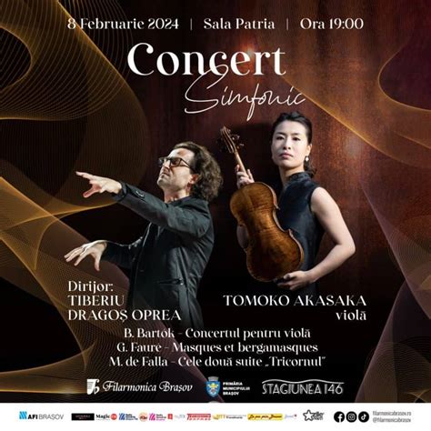 Concert Simfonic la Filarmonica Brașov 8 Februarie 2024 GOKID